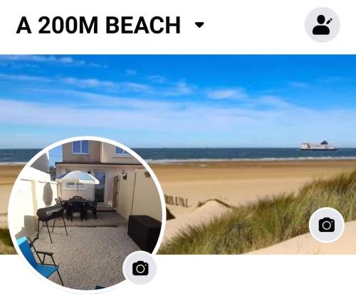 Bleriot-Plage House | A 200 m BEACH