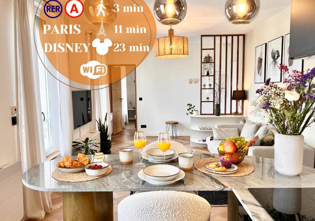 Bry-sur-Marne Apartment | Appart Le Van Gogh - 3' RER - 11' Paris - 23' Disney