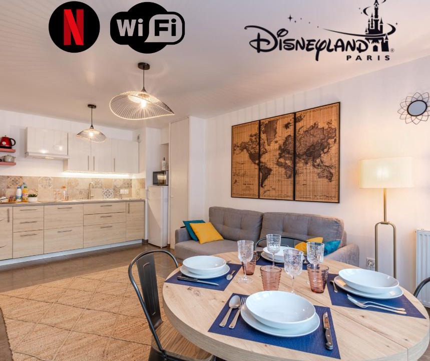 Coupvray Apartment | Appartement Cosy très proche Disney