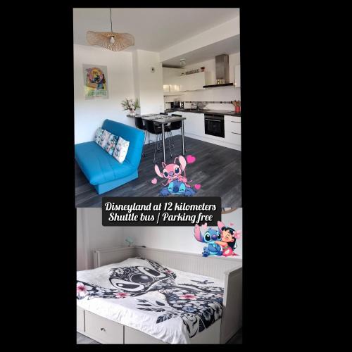 Crecy-en-Brie Apartment | Appartement studio O fil de l'O à 12 kilomètres de Disneyland Paris