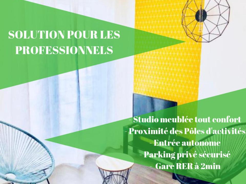 Villepinte Apartment | BtoBed - Location Professionnelle - Studio Confort Parking Gratuit Villepinte - Proche Parc des Expositions et Aéroport CDG