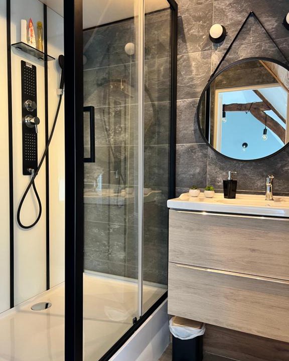 Baincthun House | Chambre privée à la campagne avec piscine