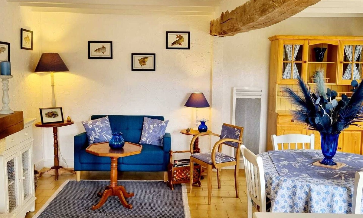 Lesquielles-Saint-Germain Cottage | Cozy Riverside Getaway with Terrace, BBQ, Fireplace - Near Village Center