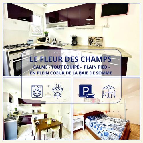 Noyelles-sur-Mer Apartment | Gîte Les Fleurs des Champs - Paisible - Plain-pied
