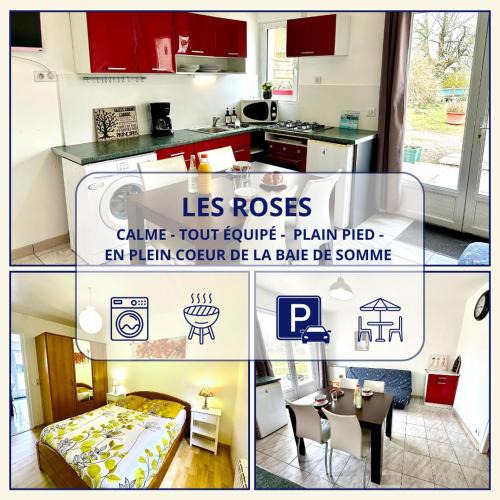 Noyelles-sur-Mer Apartment | Gîte Les Roses - Plain-pied - Calme - WIFI Gratuit
