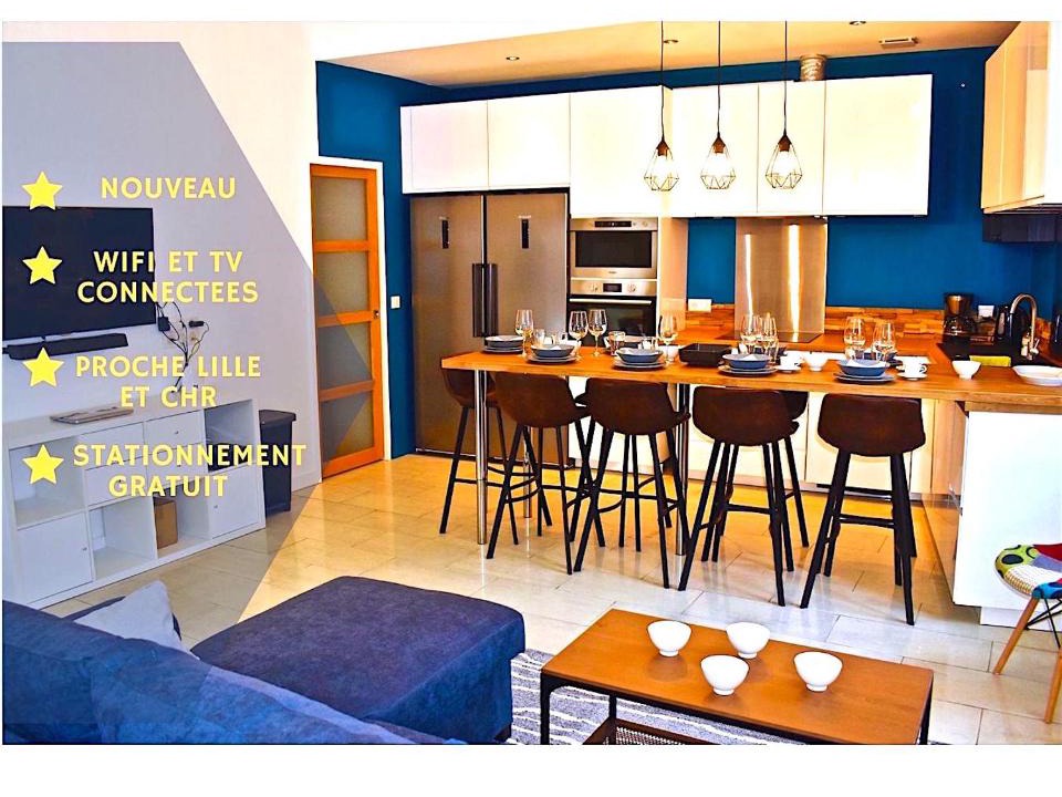 Loos Villa | GROUPES-COLIVING-LOOSLESLILLE-7 CHAMBRES-5 SDB