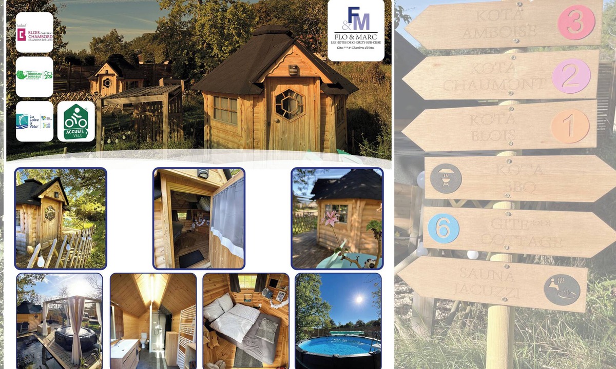 Chouzy-sur-Cisse Cabin | Kota "accueil Vélo" - "amboise"
