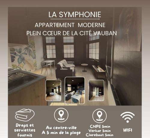 Gravelines Apartment | La Symphonie 2 Charmant appartement en centre-ville