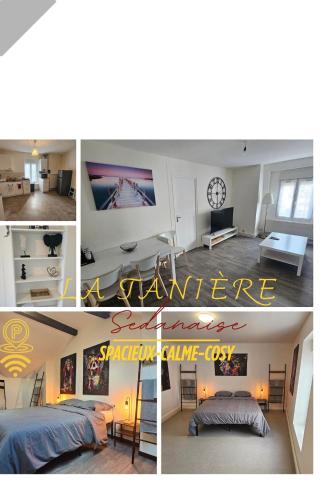 Sedan Apartment | La Tanière Sedanaise 2 bedrooms parking wifi
