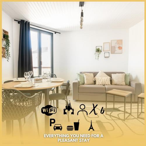 Crecy-en-Brie Apartment | Le 27 - Appartement Cosy - Disney 15min