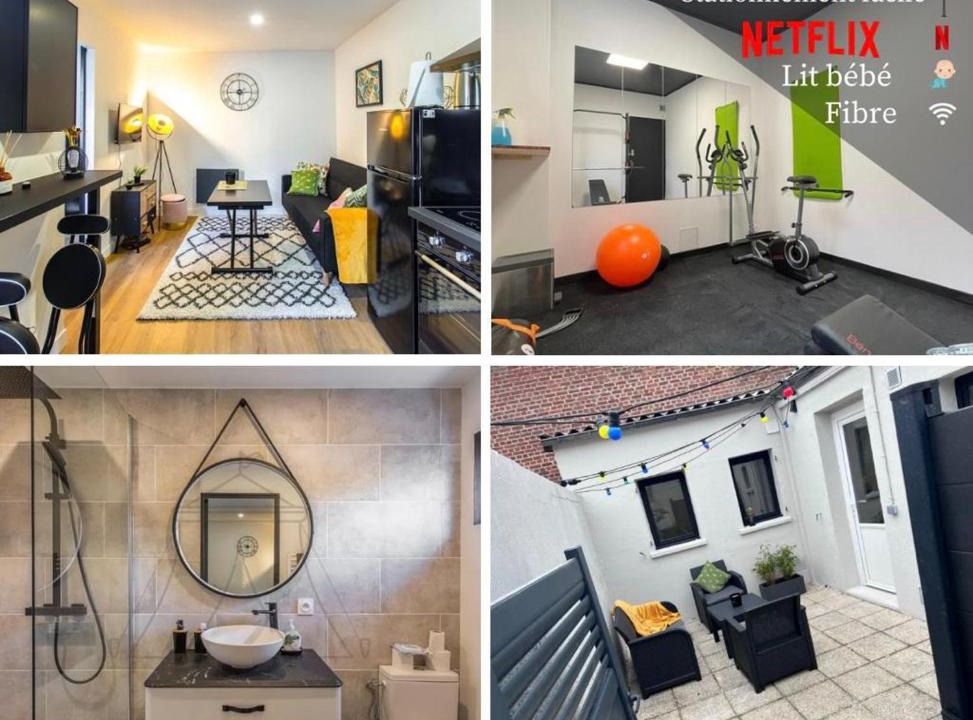Henriville Apartment | Le Jules Verne, avec Terrasse et Salle de sport