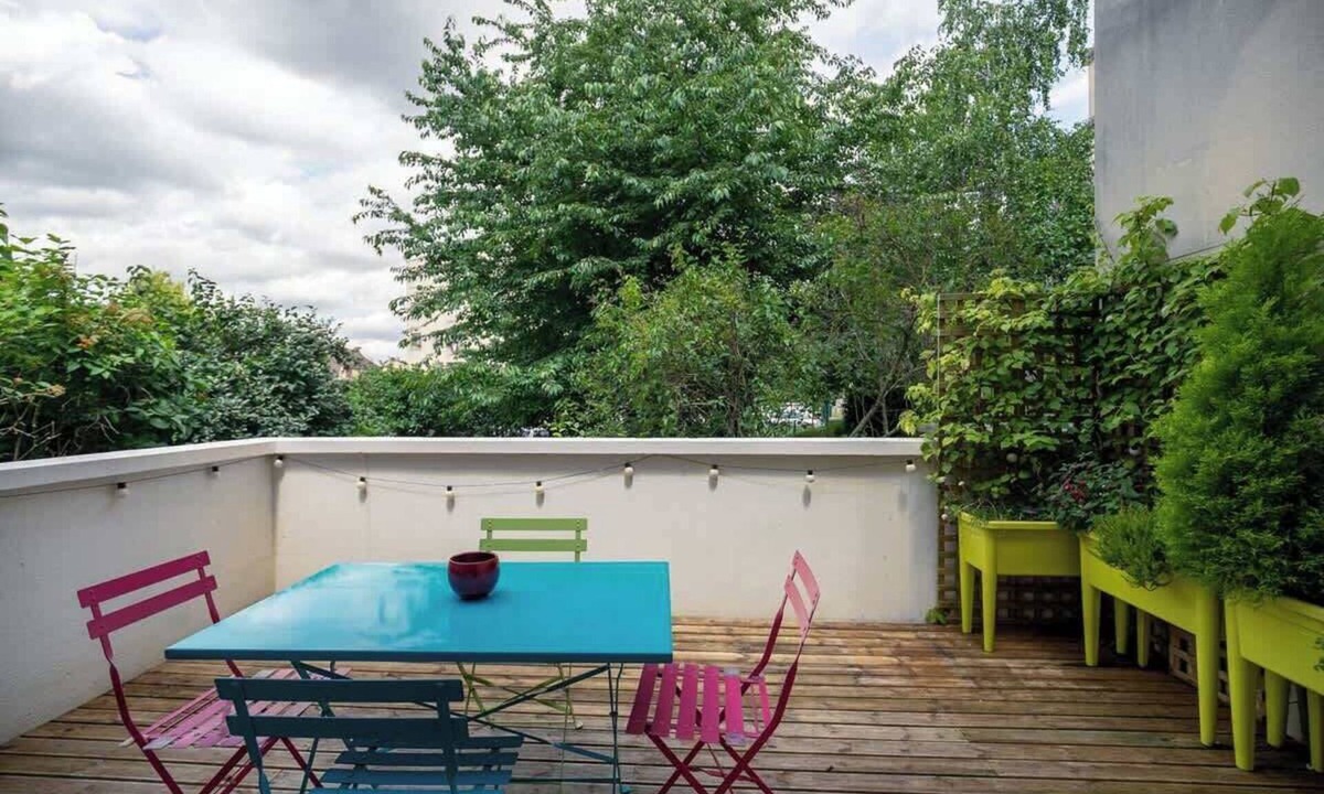 Bobigny Apartment | Le Picasso - Metro 5, terrasse, tres calme