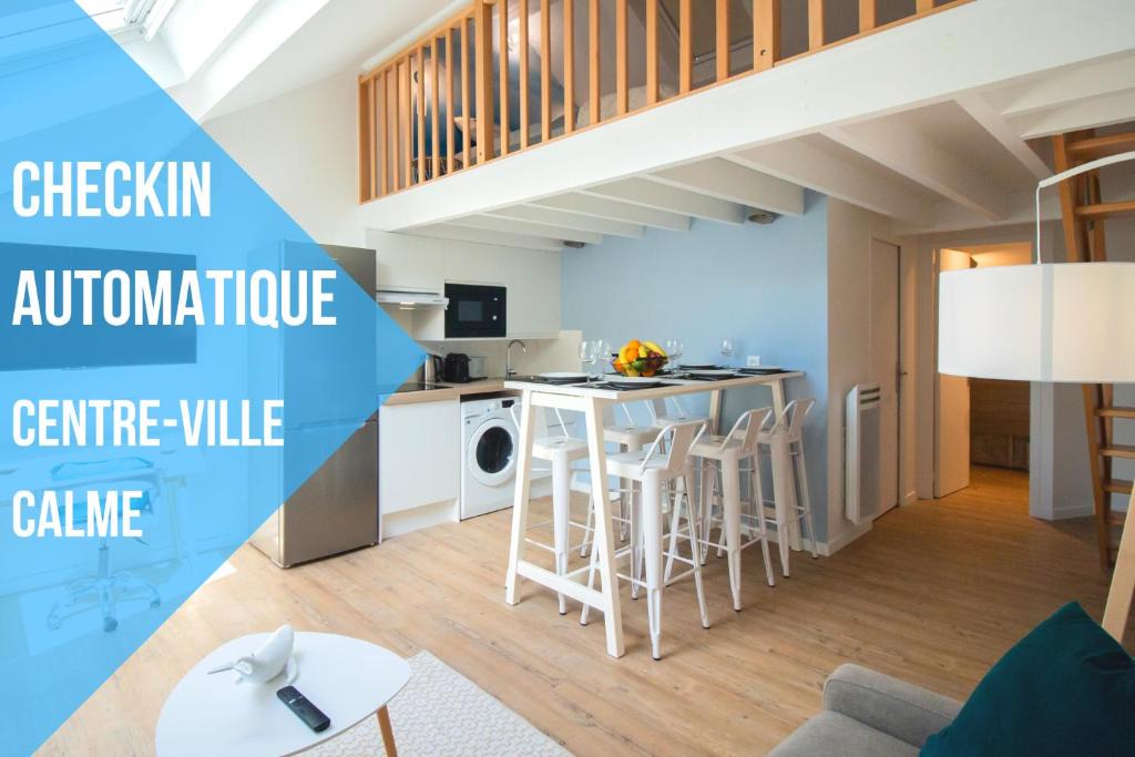 La Ferte-sous-Jouarre Apartment | Self Checkin Automatique - Downtown - ANTARCTIQUE