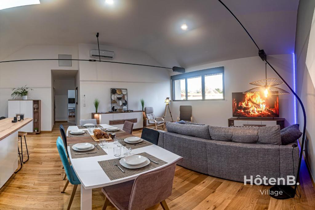 Feytiat Apartment | Spacious Cocoon with AC and PARKING At the Heart of Feytiat Limoges