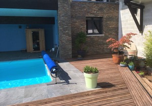 GÎTES 23M2 with terrace, access swimming pool and sauna