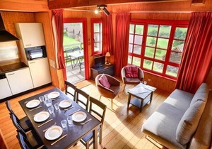 Le Domaine du Val, Grand-Laviers, wooden house for 6 pers.