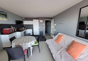 Seafront Apartment with Elevator, Parking, and Balcony