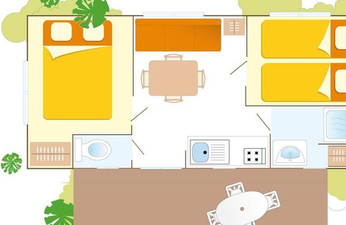 Faremoutiers House | 22 m² Mobile home ∙ 2 bedrooms ∙ 4 guests