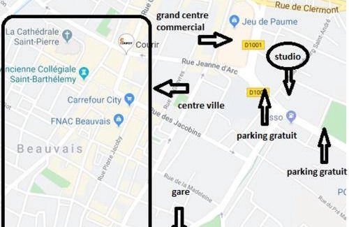 Beauvais Apartment | 25 m² Apartment ∙ 1 bedroom ∙ 2 guests