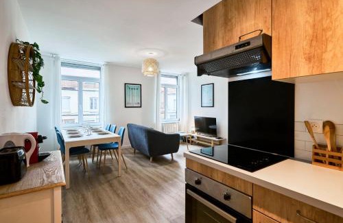 Tourcoing Apartment | 3-bedroom 3 bathrooms renovated in 2023
