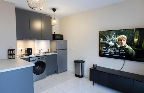 Bussy-Saint-Georges Apartment | Charmant studio en résidence avec parking