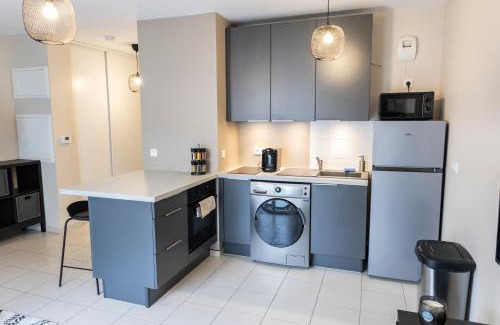 Bussy-Saint-Georges Apartment | Charmant studio en résidence avec parking