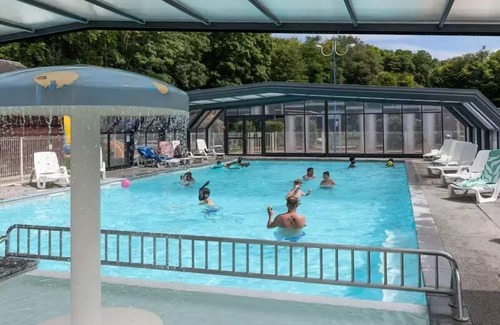 Yport House | Flower Camping La Chênaie * - Mobile home Comfort 18m2 1 bedroom + semi-covered terrace + 3 person TV