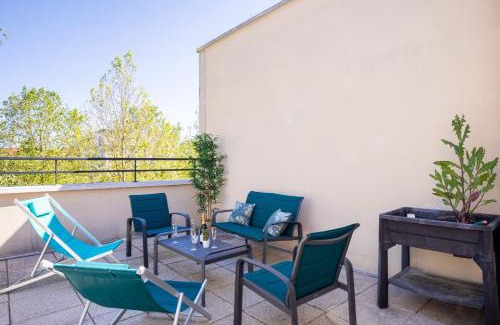 Montevrain Apartment | Le Duplex - Disneyland - Rooftop - Wifi