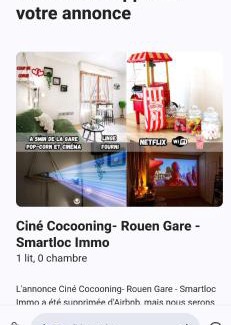 Quartier Vieux Marche-Cathedrale Apartment | Le Petit Ciné - Rouen Gare - Smartloc Immo