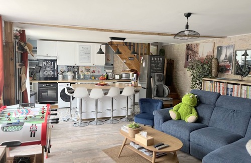 Breuilpont House | Maison de Campagne 6 Personnes Avec Piscine 11 m x 3 M-baignoire Balnéothérapie