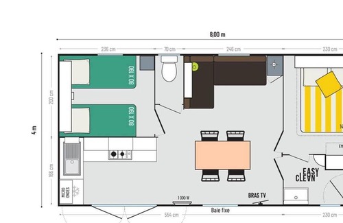 Cayeux-sur-Mer House | Mobile home ∙ 2 bedrooms ∙ 4 guests