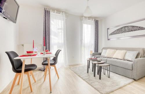 Villeneuve-la-Garenne Apartment | Studio moderne - Shopping Qwartz Parking et Stade de France