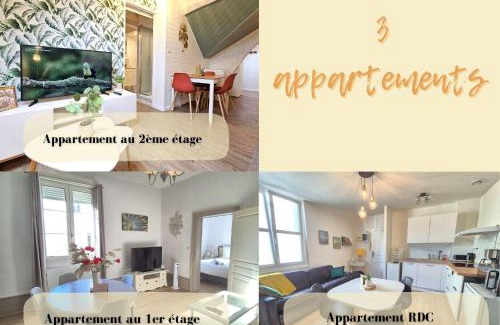 Montrichard Val de Cher Apartment | T2 Ctre ville Fibre Literie Emma
