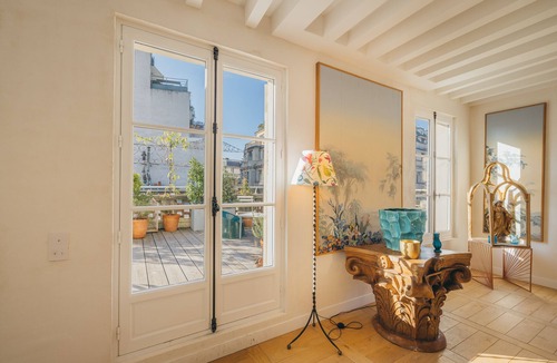 Champs-Elysees Apartment | 2 storey luxury penthouse with large terrace but no elevator