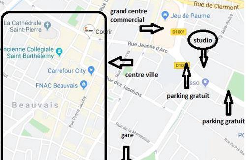 Beauvais Apartment | 25 m² Apartment ∙ 1 bedroom ∙ 2 guests