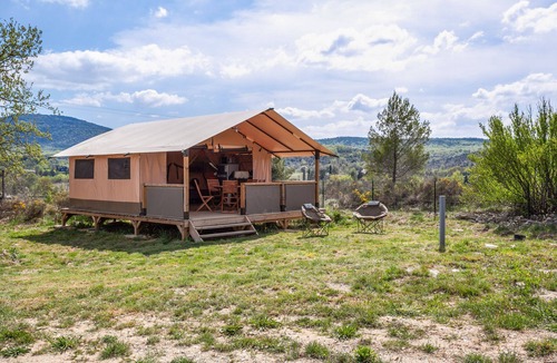 Saint-Andre-de-Cruzieres House | 30M2 comfortable lodge with swimming pool South Ardèche