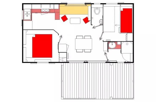 Patornay Ski Chalet | 35 m² Chalet ∙ 2 bedrooms ∙ 5 guests