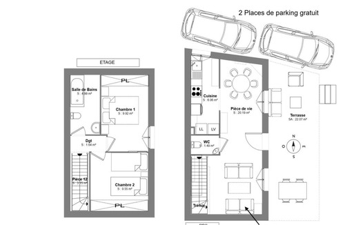 Les Planches-pres-Arbois House | 70 m² House ∙ 3 bedrooms ∙ 6 guests