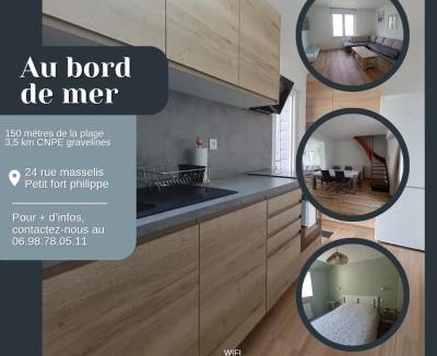 Petit-Fort-Philippe House | A 1min a pied de la plage Petit fort Philippe