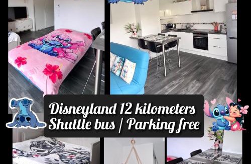 Crecy-en-Brie Apartment | Appartement studio O fil de l'O à 12 kilomètres de Disneyland Paris