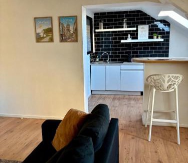 Ville Haute Apartment | Appartement vieille-ville de Boulogne, vue Cathédrale