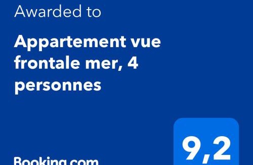 Bray-Dunes Apartment | Appartement vue frontale mer, 4 personnes