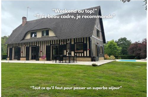 Pullay House | Belle longère normande avec piscine chauffée