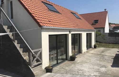 Wissant House | Bright detached house-large terrace/pellet stove-walking distance from the beach