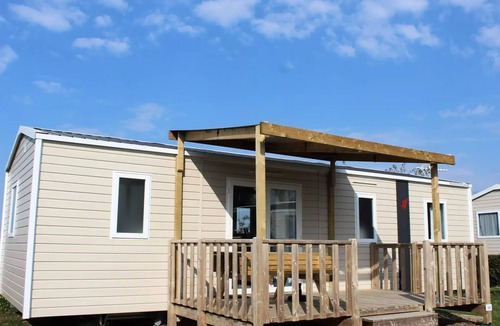 Balleroy House | Campsite Le Clos de Balleroy * - Mobil Home Lodge 100 Comfort plus 3 bedrooms - 2 sdd - 40 m2 + semi covered terrace 6 people