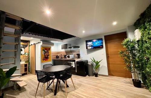 Douai Apartment | Capsule Safari - Jacuzzi - Nintendo Switch - Netflix & Home cinéma - Pouf géant - Filet suspendu