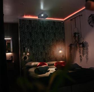 Trith-Saint-Leger Apartment | Capsule Thailande I Sauna I Balnéo I Console I jeux en bois I Cinéma I cour intérieure