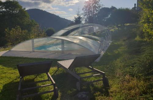 Ferdrupt House | Chalet Bois Cosy - Climatisé - Piscine privée