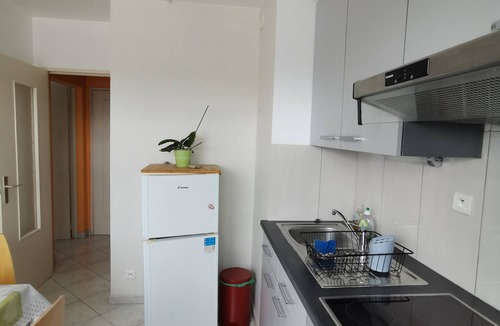 Mulhouse Apartment | Charming 1 room, kitchen, bathroom of 35 m2 in very quiet residence.