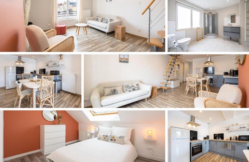 Petit-Fort-Philippe Apartment | Duplex Petit-Fort - proche plage